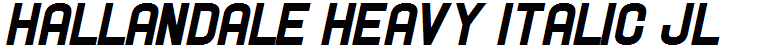 Hallandale Heavy Italic JL