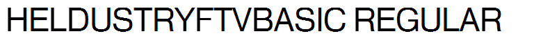 HeldustryFTVBasic Regular