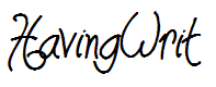 HavingWrit