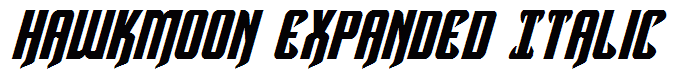 Hawkmoon Expanded Italic