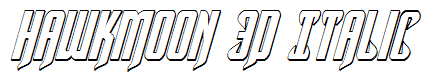 Hawkmoon 3D Italic