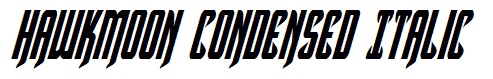 Hawkmoon Condensed Italic