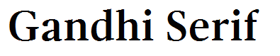 Gandhi Serif