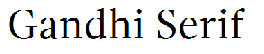 Gandhi Serif