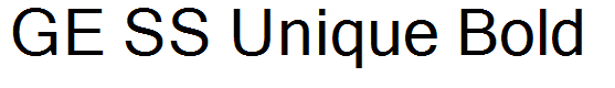 GE SS Unique Bold