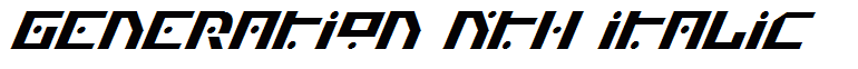Generation Nth Italic
