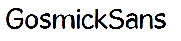 GosmickSans