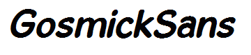 GosmickSans 