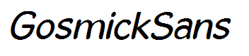 GosmickSans