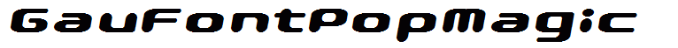 GauFontPopMagic