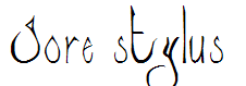 Gore stylus