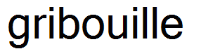 gribouille