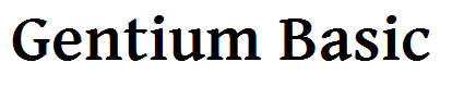 Gentium Basic