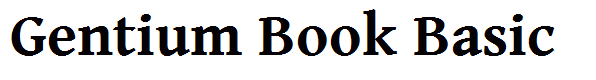 Gentium Book Basic