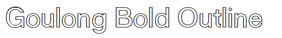 Goulong Bold Outline
