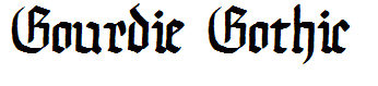 Gourdie Gothic