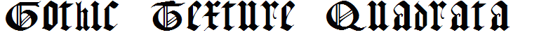 Gothic Texture Quadrata