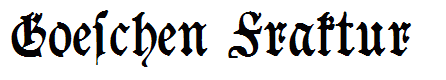 Goeschen Fraktur