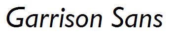 Garrison Sans