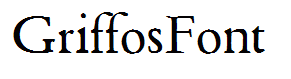 GriffosFont