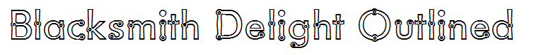 Blacksmith Delight Outlined