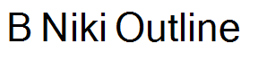 B Niki Outline