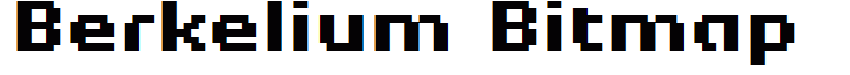Berkelium Bitmap