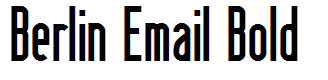 Berlin Email Bold