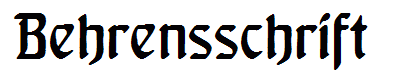 Behrensschrift