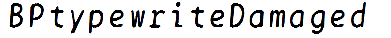 BPtypewriteDamaged