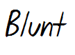 Blunt