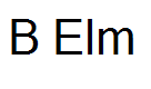 B Elm