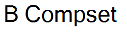 B Compset