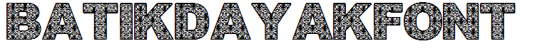 BatikDayakFont
