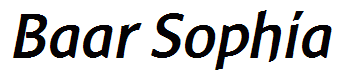 Baar Sophia
