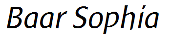 Baar Sophia