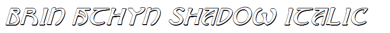 Brin Athyn Shadow Italic