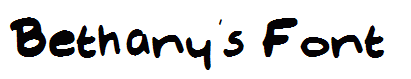 Bethany's Font