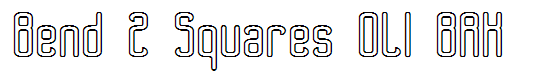 Bend 2 Squares OL1 BRK