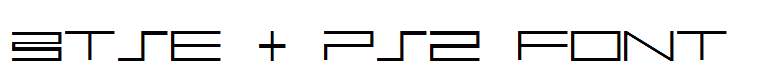 BTSE + PS2 FONT
