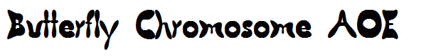 Butterfly Chromosome AOE