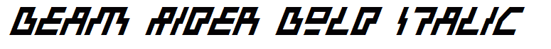Beam Rider Bold Italic