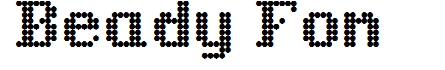 Beady Font
