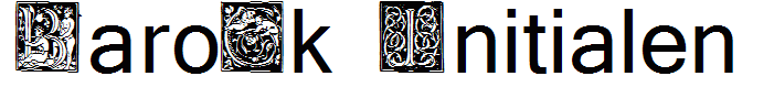 Barock Initialen