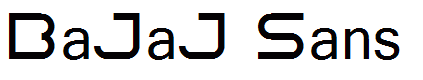 Bajaj Sans