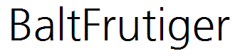 BaltFrutiger