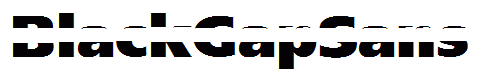 BlackGapSans