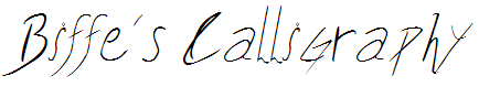 Biffe′s Calligraphy