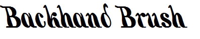 Backhand Brush