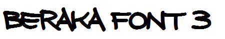 Beraka Font 3